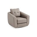 Marley Swivel Chair in  Oslo Oyster Leather