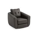 Marley Swivel Chair in  Oslo Storm Leather
