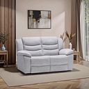 Marlow 2 Seater Sofa in Miller Grey Fabric