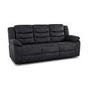 Marlow 3 Seater Sofa in Miller Grey Fabric