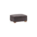 Marlow Storage Footstool in Andaz Charcoal Fabric
