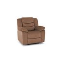 Marlow Armchair in Plush Brown Fabric