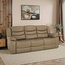 Marlow 3 Seater Sofa in Beige Leather