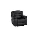 Marlow Electric Recliner Armchair in Black Leather