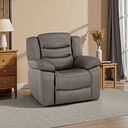 Marlow Armchair in Dark Grey Leather