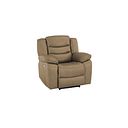 Marlow Electric Recliner Armchair in Beige Leather