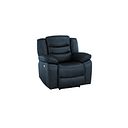 Marlow Electric Recliner Armchair in Blue Leather