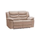 Marlow 2 Seater Electric Recliner Sofa in Jetta Beige Fabric