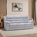 Marlow 3 Seater Sofa in Keswick Dove Fabric