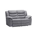 Marlow 2 Seater Sofa in Santos Steel Fabric