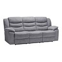 Marlow 3 Seater Sofa in Santos Steel Fabric