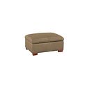 Marlow Storage Footstool in Beige Leather
