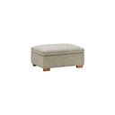Marlow Storage Footstool in Plush Beige Fabric