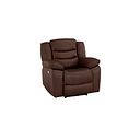 Marlow Electric Recliner Armchair in Tan Leather