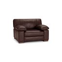 Matera Loveseat in Apollo Marrone Leather