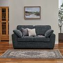 Melbourne 2 Seater Sofa in Enzo Slate Fabric
