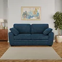 Melbourne 3 Seater Sofa in Enzo Marine Fabric