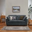 Melbourne 3 Seater Sofa in Enzo Slate Fabric