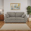 Melbourne 3 Seater Sofa in Enzo Stone Fabric