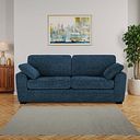 Melbourne 4 Seater Sofa in Enzo Marine Fabric