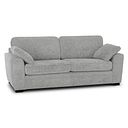 Melbourne 4 Seater Sofa in Enzo Silver Fabric