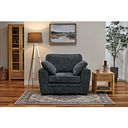 Melbourne Armchair in Enzo Slate Fabric