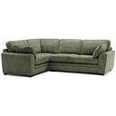Melbourne Right Hand Corner Sofa in Enzo Olive Fabric
