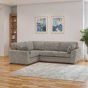 Melbourne Right Hand Corner Sofa in Enzo Stone Fabric
