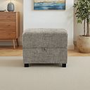 Melbourne Storage Footstool in Enzo Stone Fabric
