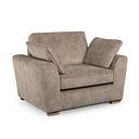 Melton Armchair in Tilda Caramel Fabric