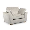 Melton Armchair in Tilda Natural Fabric