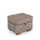 Melton Storage Footstool in Tilda Caramel Fabric