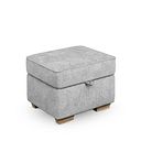 Melton Storage Footstool in Tilda Cloud Fabric
