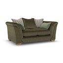 Milldale 2 Seater Pillow Back Sofa in Garda Seaweed Fabric with Earth Scatters