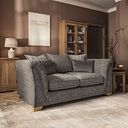 Milldale 2 Seater Pillow Back Sofa in  Milo Mocha Fabric with Earth Scatters