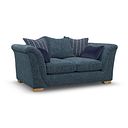 Milldale 2 Seater Pillow Back Sofa in  Milo Navy Fabric with Navy Scatters