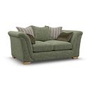 Milldale 2 Seater Pillow Back Sofa in Milo Olive Fabric with Earth Scatters