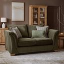 Milldale 2 Seater Sofa in Garda Seaweed Fabric with Earth Scatters