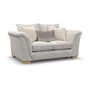 Milldale 2 Seater Sofa in  Milo Ivory Fabric with Linen Scatters