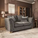 Milldale 2 Seater Sofa in  Milo Mocha Fabric with Earth Scatters