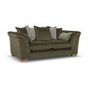 Milldale 3 Seater Pillow Back Sofa in Garda Seaweed Fabric with Earth Scatters