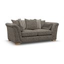 Milldale 3 Seater Pillow Back Sofa in  Milo Mocha Fabric with Earth Scatters