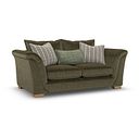 Milldale 3 Seater Sofa in Garda Seaweed Fabric with Earth Scatters