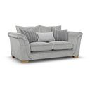 Milldale 3 Seater Sofa in Garda Showers Fabric with Grey Scatters