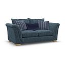 Milldale 3 Seater Sofa in  Milo Navy Fabric with Navy Scatters