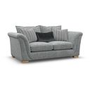 Milldale 3 Seater Sofa in Milo Pewter Fabric with Grey Scatters