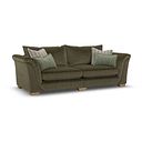 Milldale 4 Seater Sofa in Garda Seaweed Fabric with Earth Scatters