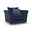 Milldale Armchair in Garda Atomic Fabric with Navy Scatters