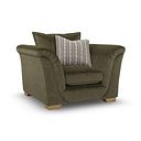 Milldale Armchair in Garda Seaweed Fabric with Earth Scatters