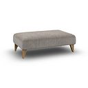 Milldale Footstool in Garda Acier Fabric